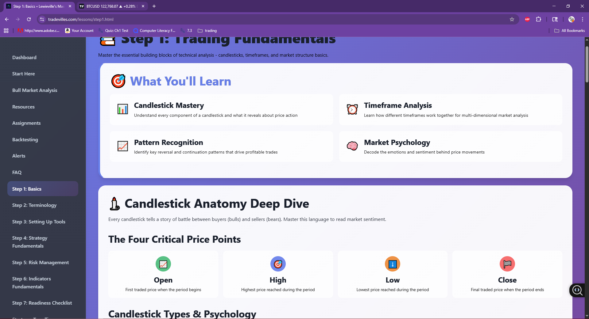Crypto Trading Course Screenshot